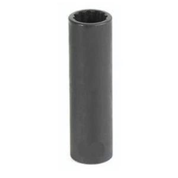 Eagle Tool Us Grey Pneumatic 0.38 in. Drive x 18 mm 12 Point Deep Socket - GY1118MD