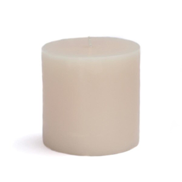 Zest Candle CPZ-072-12 3 x 3 in. Ivory Pillar Candles, 12PK - CPZ-072_12