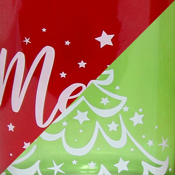 Elegant Designs Merry & Bright Christmas Candle Set of 3 - HG5000-GAR