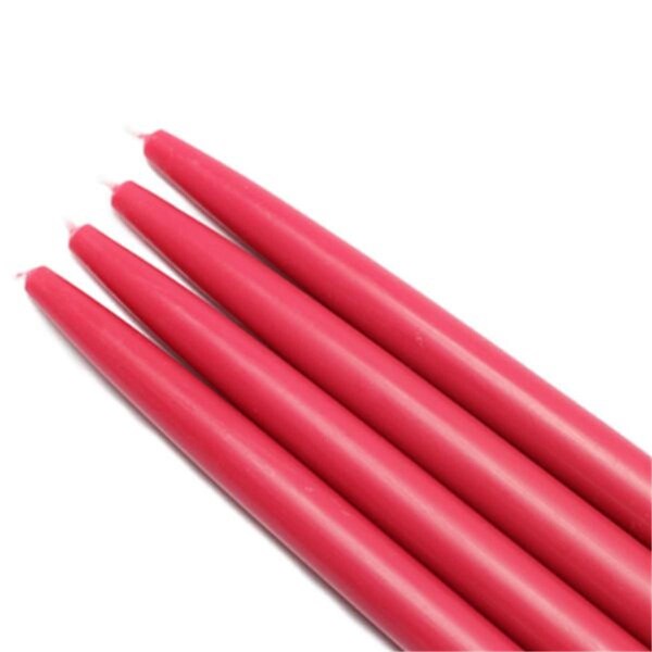Jeco Jeco CEZ-028-12 10 in. Taper Candles; Red - 144 Piece - CEZ-028_12
