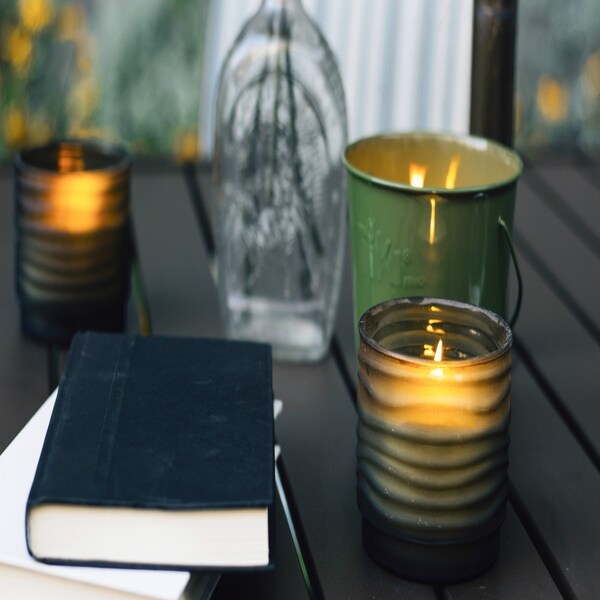 Lamplight TIKI Assorted Lavish Woodland Scent Frosted Votive Candle 9 oz - 1417043