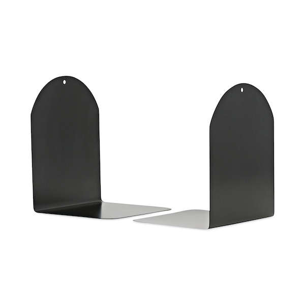 Universal Bookends, Magnetic, 6x5x7, Metal, Blk, PK2 - UNV54071