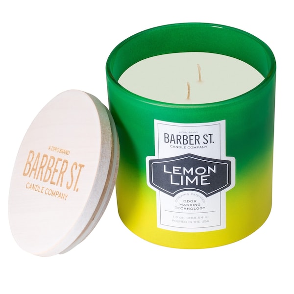 Zippo Barber Street Lemon Lime Odor Masking Candle - 71002