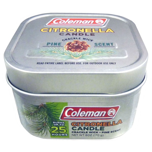 Wisconsin Pharmacal Co. 2023 Wpc Coleman Citronella Tin Candle - Pine Scent - WPC-7714