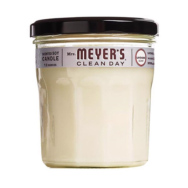 Mrs. Meyers Clean Day Mrs. Meyer's Clean Day Ivory Lavender Scent Soy Candle 7.2 oz - 41116