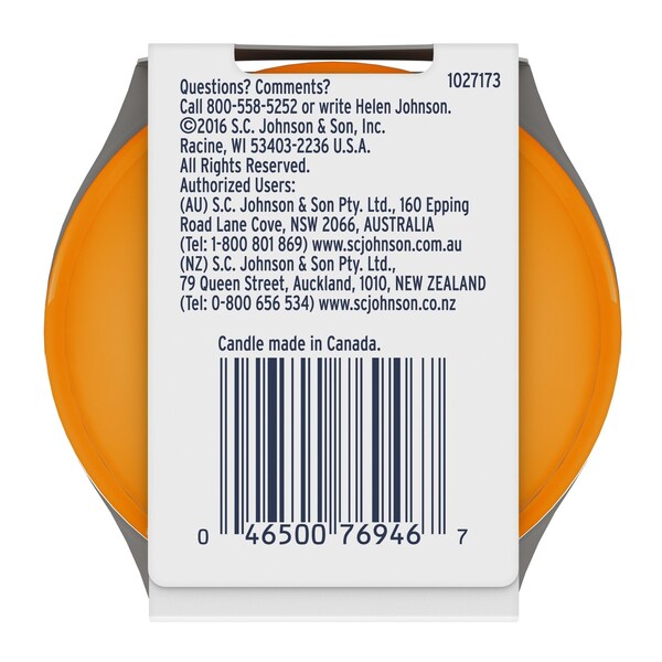 Glade Glade Pink/Orange Vanilla Passion Fruit & Hawaiian Breeze Scent Air Freshener Candle - 76946