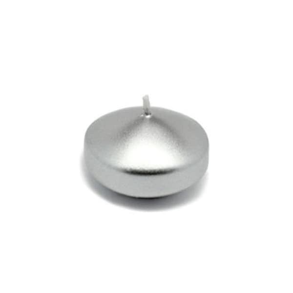 Jeco Jeco CFZ-022-6 1.75 in. Floating Candles; Metallic Silver - 144 Piece - CFZ-022_6