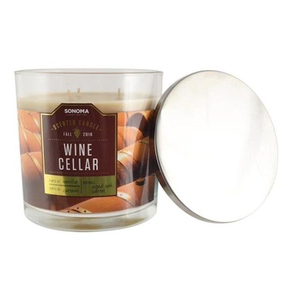 Candlelite Candle Lite 260470 14 oz Wine Cellar Wood Wick Candle - 260470