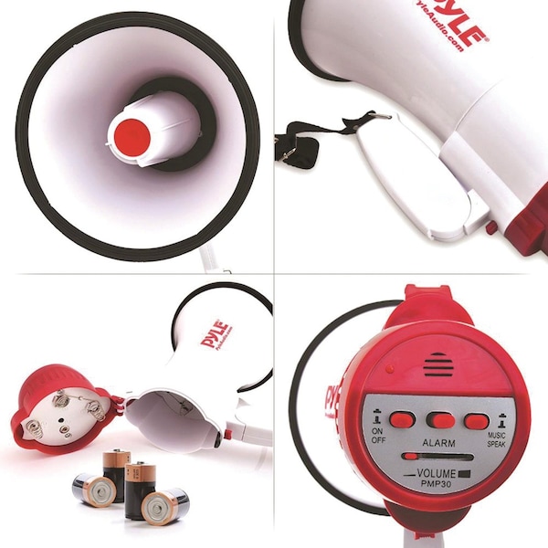 Pyle Professional 30W Megaphone/Bullhorn - PMP30