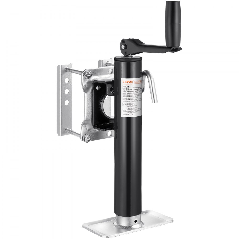 Trailer Jack Bolt-on Trailer Tongue Jack 2000 lbs Dynamic Load 10" Travel - BSLSTCQJDSYKG5K4FV0