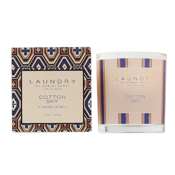 Laundry By Shelli Segal 8 oz Cotton Sky Scented Candle - 96067092