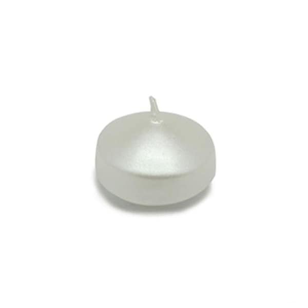 Jeco Jeco CFZ-077-6 1.75 in. Floating Candles; Pearl White - 144 Piece - CFZ-077_6