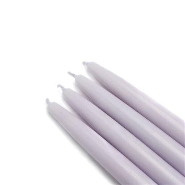 Jeco Jeco CEZ-017 6 in. Taper Candles; Lavender - 12 Piece - CEZ-017