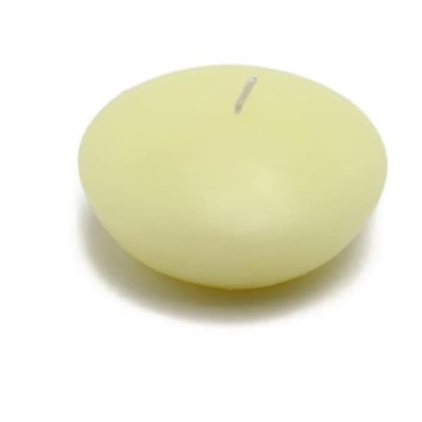 Zest Candle Zest Candle CFZ-046 3 in. Ivory Floating Candles -12pc-Box - CFZ-046