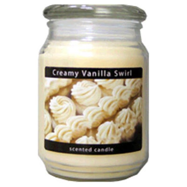 Candlelite Candle Lite 3297553 18 oz. Creamy Vanilla Swirl Scented Wax Candle, 2PK - 124578