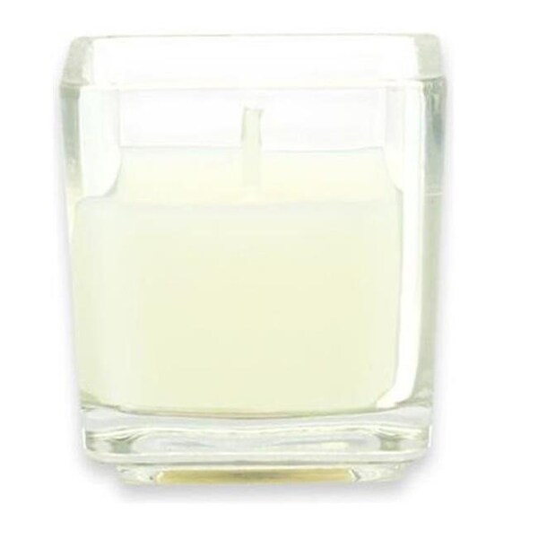 Zest Candle Zest Candle CVZ-032 Ivory Square Glass Votive Candles -12pc-Box - CVZ-032
