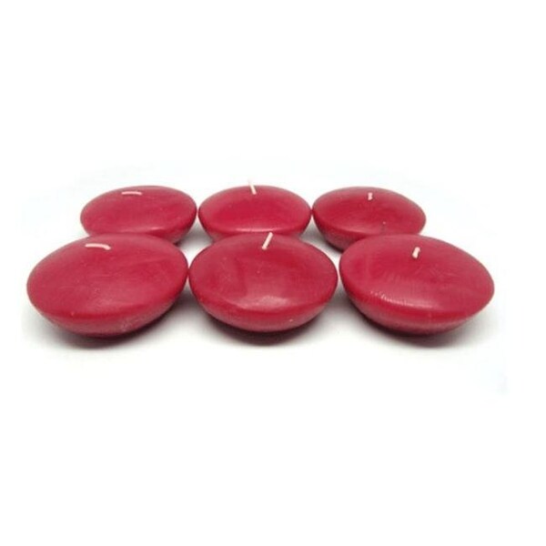 Zest Candle Zest Candle CFZ-052 3 in. Red Floating Candles -12pc-Box - CFZ-052