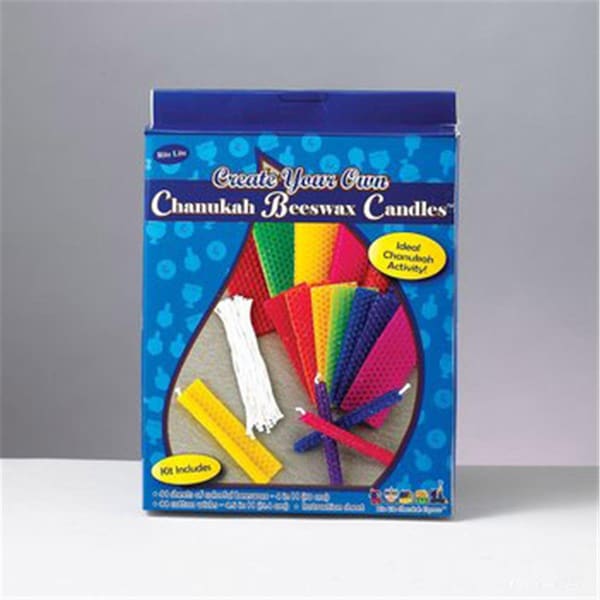 Rite Lite Create Your Own Chanukah Beeswax Candles Kit - Makes 44 Candles, 6PK - RI439175