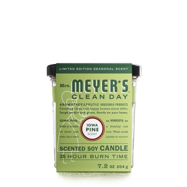 Dare2Decor 7.2 oz Clean Day White Iowa Pine Scent Soy Candle, 6PK - DA3306194