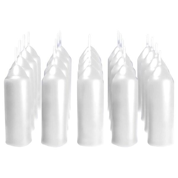 Uco UCO White Unscented Scent Candle 5 oz, PK20 - L-CA20PK
