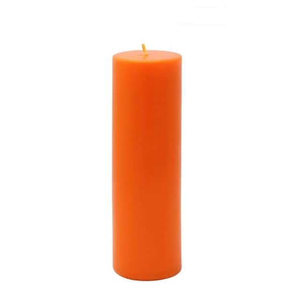 Jeco Jeco CPZ-115 2 x 6 in. Pillar Candle; Orange - CPZ-115