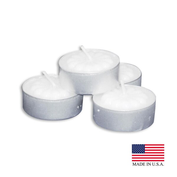 Gb Gifts 505-10-50 PEC White Aluminum Tea light Candle Cup, 500PK - GB3356927