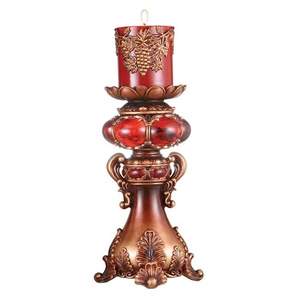 Ore Furniture Ore Furniture K-4193-C1 12 in. Candle Holder - K-4193-C1