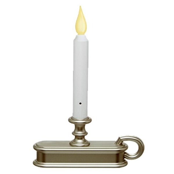 Cool Kitchen FPC1225P Pewter Traditional LED Deluxe Battery Operated Candle - CO602655