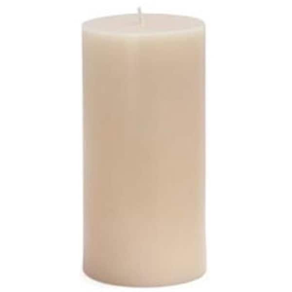 Zest Candle CPZ-083-12 3 x 6 in. Ivory Pillar Candles, 12PK - CPZ-083_12