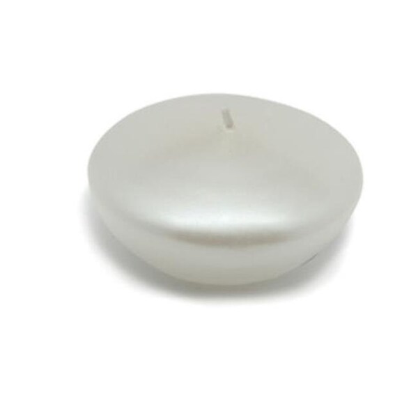 Zest Candle Zest Candle CFZ-076 3 in. Pearl White Floating Candles -12pc-Box - CFZ-076