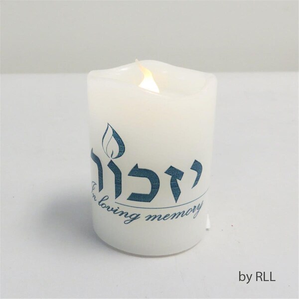 Rite Lite 2.5 in. LED Flameless Yizkor Memorial Candle, 6PK - RI439528