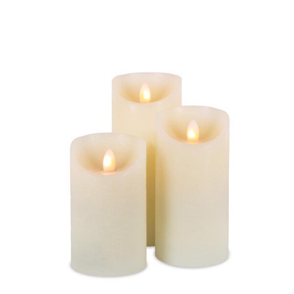 L & L Gerson LED Bisque Flameless Candles 8 in. - 44612
