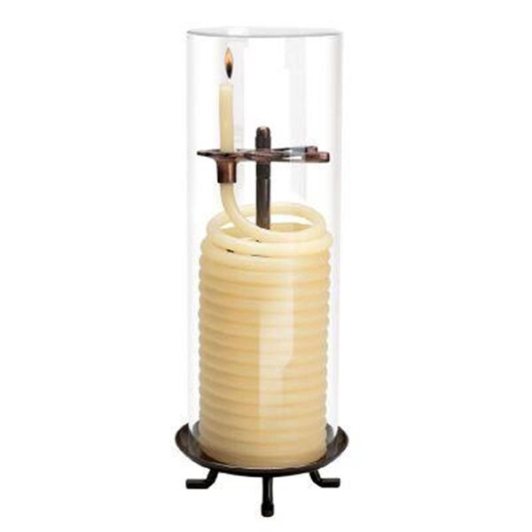 Standalone 80 Hour Coil Citronella Candle with Glass Globe - ST64224