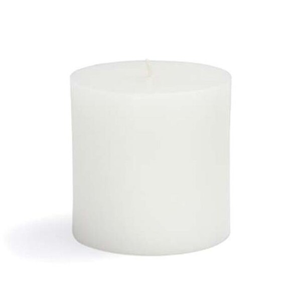 Zest Candle Zest Candle CPC-020-12 3 x 3 in. White Citronella Pillar Candle -12pcs-Case- Bulk - CPC-020_12