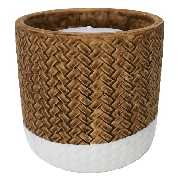 Trendspot Trendspot Assorted Ceramic 4 in. H Reed Citronella Candle - CC00318N-Q3