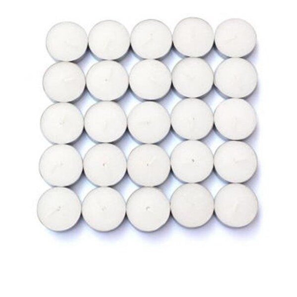 Zest Candle Zest Candle CTZ-008 White Citronella Tealight Candles -100pcs-Box - CTZ-008