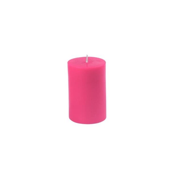 Jeco Jeco CPZ-2313 2 x 3 in. Hot Pink Pillar Candle; Pack of 24 - CPZ-2313