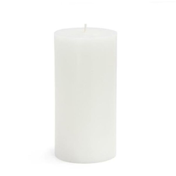 Jeco Jeco CPC-040 3 x 6 in. Citronella Pillar Candle; White - CPC-040