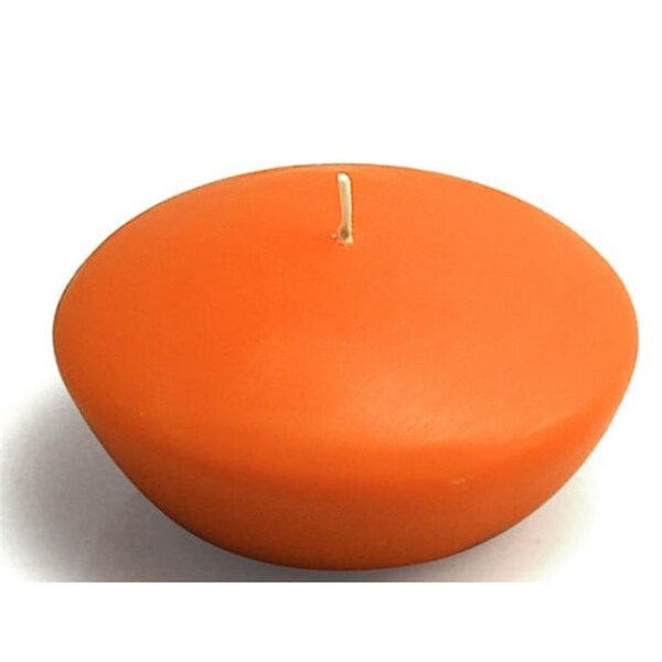 Zest Candle Zest Candle CFZ-050 3 in. Orange Floating Candles -12pc-Box - CFZ-050