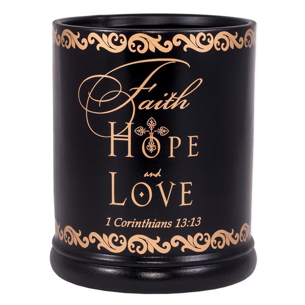 Dicksons Faith Hope Love Candle Jar Warmer - JW01FHL