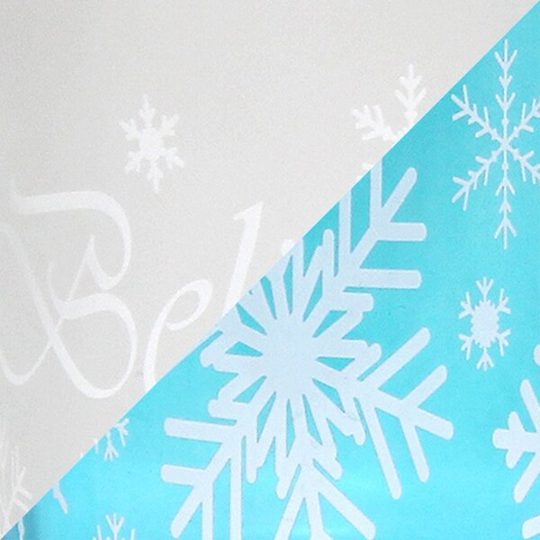 Elegant Designs Winter Wonderland Candle Set of 3, Blue Frost - HG5000-FBL