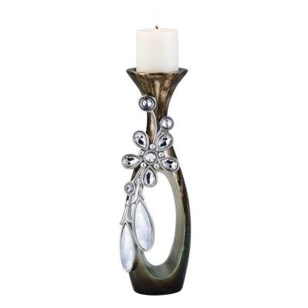 Ore International ORE International K-4257-C2 20 H in. Belleria Candle holder Without Candle - K-4257-C2