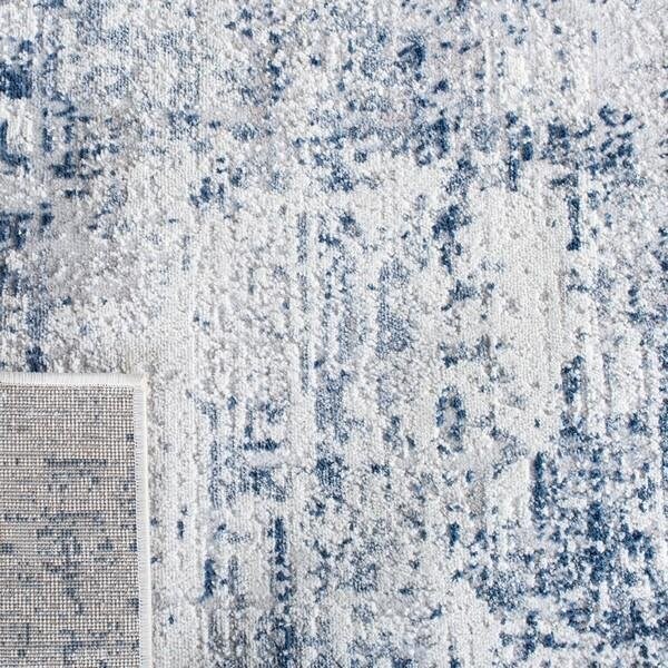 Safavieh 2 ft.-2 in. x 12 ft. Amelia 700 Runner Rug - Ivory & Navy - ALA700B-212