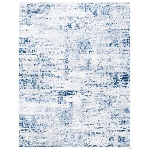 Safavieh 2 ft.-2 in. x 12 ft. Amelia 700 Runner Rug - Ivory & Navy - ALA700B-212