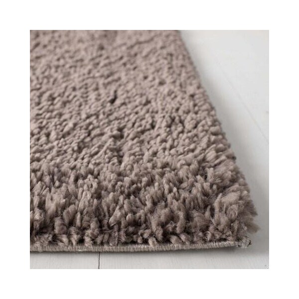 Safavieh August Shag Power Loomed Runner Area RugTaupe 2 ft.-3 in. x 8 ft. - AUG900R-28