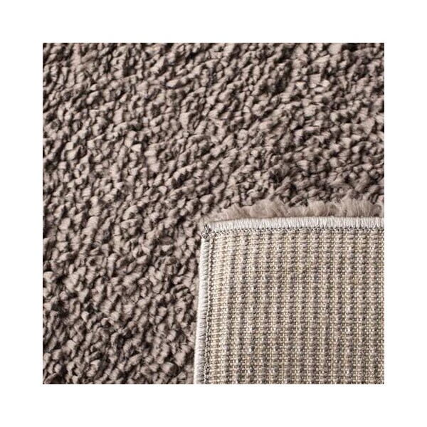 Safavieh August Shag Power Loomed Runner Area RugTaupe 2 ft.-3 in. x 8 ft. - AUG900R-28