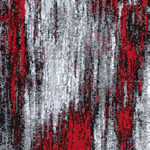 Flash Furniture Red 2' x 10' Abstract Design Accent Area Rug - ACD-RGTRZ863-210-RD-GG