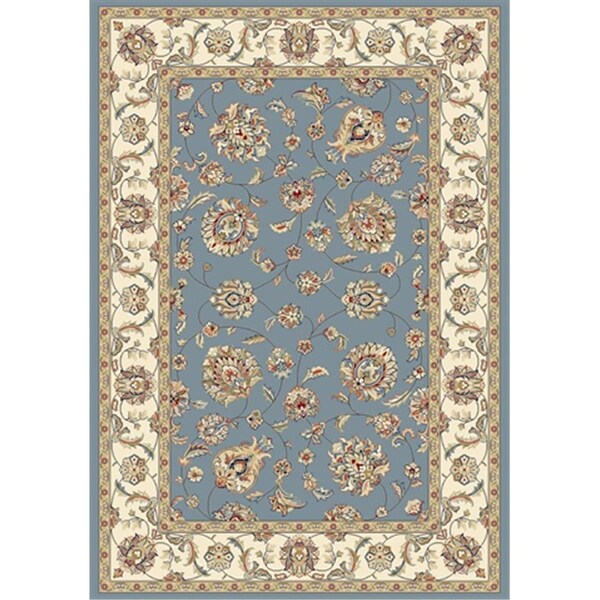Dynamic Rugs Ancient Garden 2 ft. x 3 ft. 11 in. 57365-5464 Rug - Light Blue/Ivory - AN24573655464