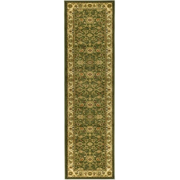 Safavieh 2 ft. 3 in. x 8 ft. Runner Lyndhurst Sage and Ivory Traditional Rug - LNH212C-28