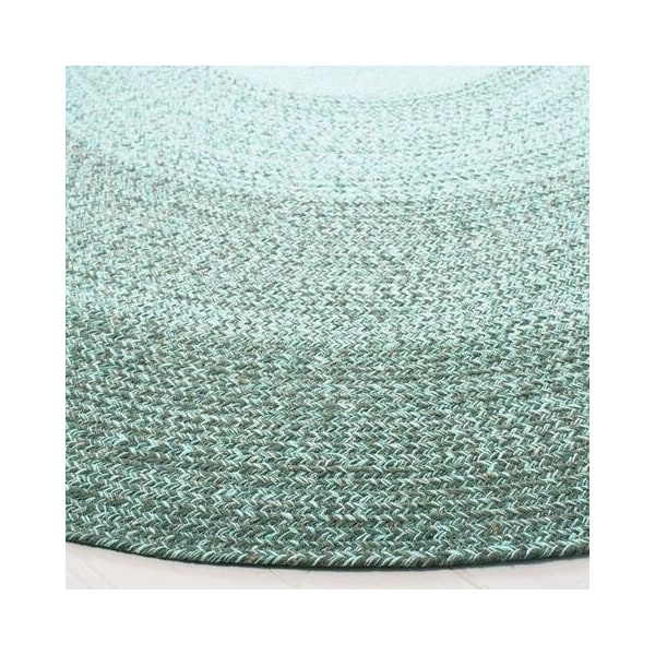 Safavieh 3 x 3 ft. Cape Cod Round Area Rug, Green - CAP242Y-3R